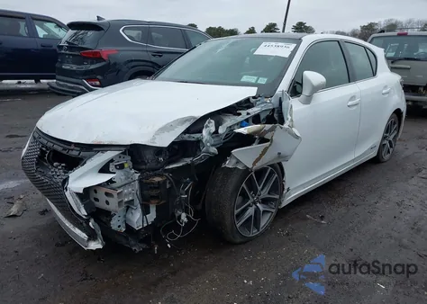 2016 Lexus Ct 200H из США, поврежденный, VIN JTHKD5BHXG2266894